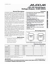 DataSheet MAX5444A pdf
